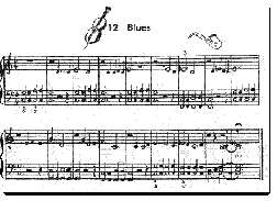 Kleine Stücke für Klavier von Gunter Kretschmer: Blues